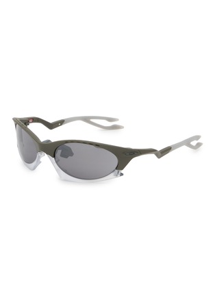Detail View - Click To Enlarge - OAKLEY - Acetate Rectangle Sunglasses