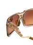 Detail View - Click To Enlarge - OAKLEY - Metal Aviator Sunglasses