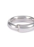 Detail View - Click To Enlarge - VHERNIER - Calla The One 18K White Gold Diamond Ring — EU 52