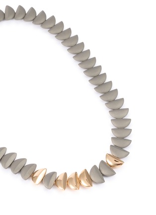 Detail View - Click To Enlarge - VHERNIER - Endless 18K Rose Gold Titanium Diamond Necklace
