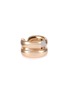 VHERNIER Mon Jeu 18K Rose Gold Diamond Ring — EU 53