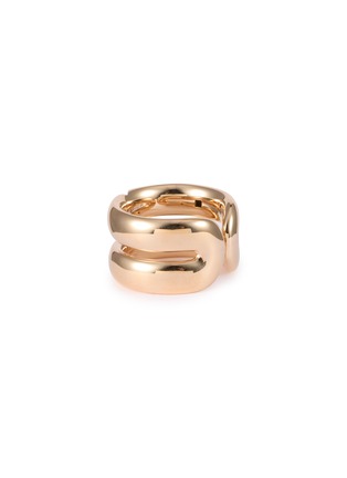 Figure View - Click To Enlarge - VHERNIER - Mon Jeu 18K Rose Gold Diamond Ring — EU 53