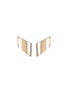 VHERNIER Vague Medio 18K Yellow Gold White Gold Clip Earrings