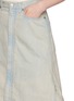 - BEAUTIFUL PEOPLE - Double End Asymmetrical Panelled Draped Hem Cotton Denim Skirt