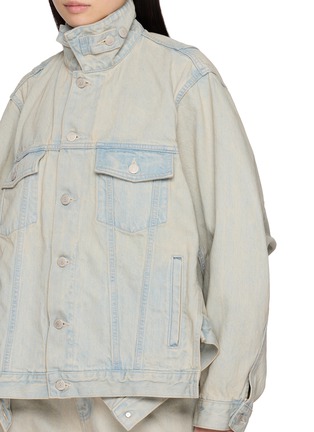  - BEAUTIFUL PEOPLE - Double End Convertible Panelled Cotton Denim Blouson
