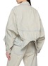 Back View - Click To Enlarge - BEAUTIFUL PEOPLE - Double End Convertible Panelled Cotton Denim Blouson