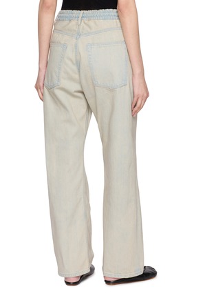 Back View - Click To Enlarge - BEAUTIFUL PEOPLE - Elasticated Waistband Cotton Denim Pants