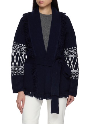 Main View - Click To Enlarge - WE NORWEIGIANS - Setesdal Wool Cashmere Knit Cardigan