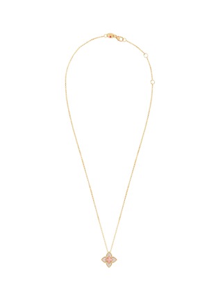 Main View - Click To Enlarge - ROBERTO COIN - Venetian Princess 18K Gold Diamond Opal Ruby Necklace