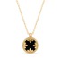 Detail View - Click To Enlarge - ROBERTO COIN - Venetian Medallions 18K Gold Mother Of Pearl Black Jade Ruby Necklace