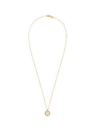 Main View - Click To Enlarge - ROBERTO COIN - Venetian Medallions 18K Gold Mother Of Pearl Black Jade Ruby Necklace