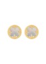 ROBERTO COIN Venetian Medallions 18K Gold Diamond Ruby Mother Of Pearl Earrings