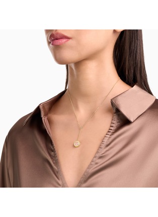  - ROBERTO COIN - Venetian Medallions 18K Gold Diamond Opal Mother Of Pearl Ruby Necklace