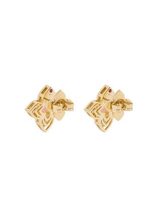 Detail View - Click To Enlarge - ROBERTO COIN - Venetian Princess 18K Gold Diamond Opal Ruby Earrings