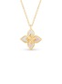 Detail View - Click To Enlarge - ROBERTO COIN - Princess Flower 18K Gold Diamond Mother Of Pearl Ruby Necklace