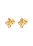 Detail View - Click To Enlarge - ROBERTO COIN - Princess Flower 18K Gold Diamond Mother Of Pearl Ruby Earrings