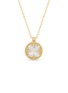 Detail View - Click To Enlarge - ROBERTO COIN - Venetian Medallions 18K Gold Mother Of Pearl Black Jade Ruby Necklace