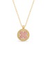 Detail View - Click To Enlarge - ROBERTO COIN - Venetian Medallions 18K Gold Diamond Opal Mother Of Pearl Ruby Necklace