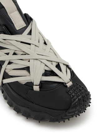 Detail View - Click To Enlarge - RICK OWENS  - X Moncler Trailgrip Megalace Sneakers