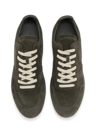 Detail View - Click To Enlarge - RICK OWENS  - Minimal Suede Sneakers