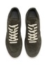 Detail View - Click To Enlarge - RICK OWENS  - Minimal Suede Sneakers