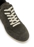 Detail View - Click To Enlarge - RICK OWENS  - Minimal Suede Sneakers
