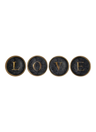 Main View - Click To Enlarge - BONCŒURS - Illumination Love Coaster — Set Of 4