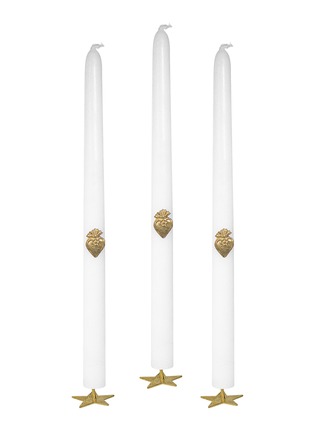 Main View - Click To Enlarge - BONCŒURS - Hearts Candle Jewellery — Set Of 3