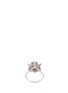 Figure View - Click To Enlarge - MELLERIO - Gemstone platinum floral ring