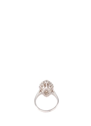 Figure View - Click To Enlarge - MELLERIO - Gemstone platinum marquise ring