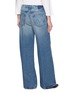 Back View - Click To Enlarge - MOTHER - The Ditcher Roller Zip Sneak Jeans
