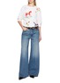Figure View - Click To Enlarge - MOTHER - The Ditcher Roller Zip Sneak Jeans