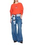 Figure View - Click To Enlarge - MOTHER - The Smoothie Sweatpant Sneak Jeans