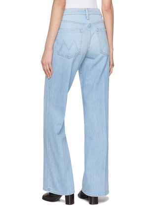 Back View - Click To Enlarge - MOTHER - The Bookie Sneak Stretch Denim Jeans