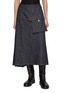 Main View - Click To Enlarge - Y'S - Flap Cotton Denim Skirt