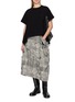 Figure View - Click To Enlarge - Y'S - S-Gathered Tweed Skirt
