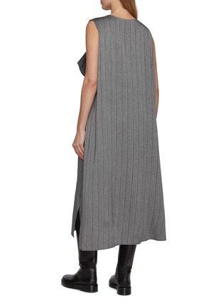 Back View - Click To Enlarge - Y'S - Sleeveless Pinstriped Dress