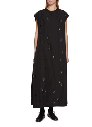 Main View - Click To Enlarge - Y'S - Right Side Gathered Polka Dot Cotton Dress