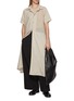 Figure View - Click To Enlarge - Y'S - A-Line Patchwork Cotton Dress