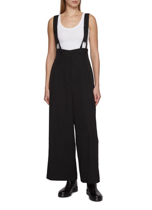 Main View - Click To Enlarge - Y'S - Suspender Wool Pants