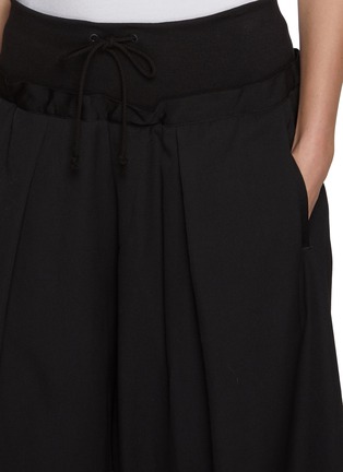  - Y'S - Drawstring Waistband Wool Pants