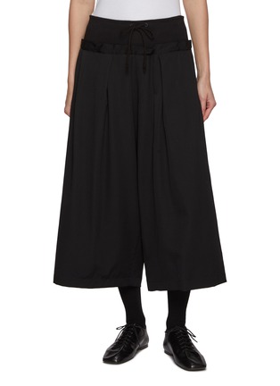 Main View - Click To Enlarge - Y'S - Drawstring Waistband Wool Pants