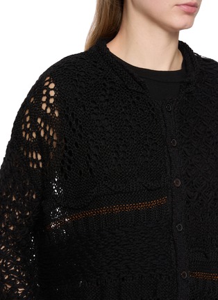  - Y'S - Cropped Crochet Cardigan