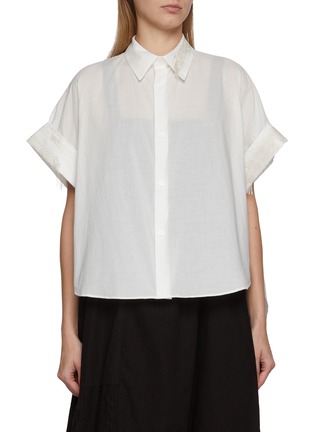 Main View - Click To Enlarge - Y'S - Embroidered Cotton Shirt