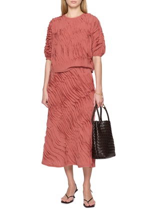 Figure View - Click To Enlarge - ULLA JOHNSON - Vayda Rippled Top