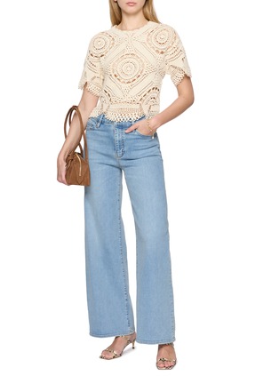 Figure View - Click To Enlarge - ULLA JOHNSON - Maddalena Hand Crochet Top