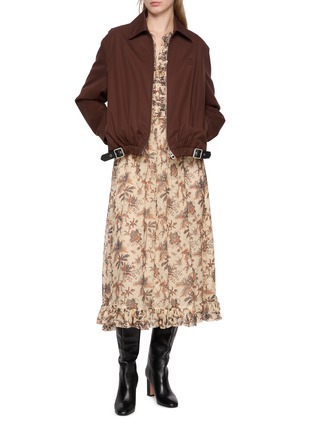 Figure View - Click To Enlarge - ULLA JOHNSON - Rosamunde Puff Sleeve Dress