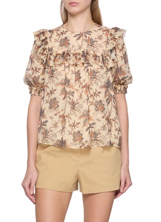 Main View - Click To Enlarge - ULLA JOHNSON - Jodie Puff Sleeve Top