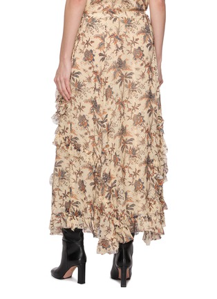 Back View - Click To Enlarge - ULLA JOHNSON - Adele Cascading Ruffled Skirt