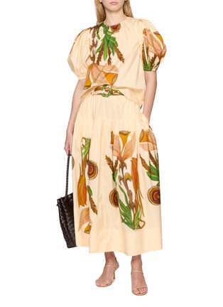 Figure View - Click To Enlarge - ULLA JOHNSON - Ravena Puff Sleeve Top